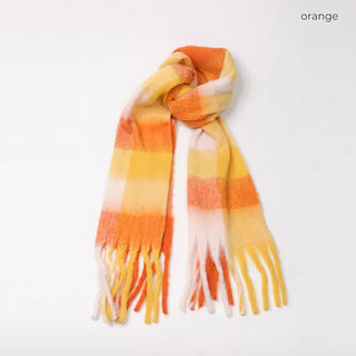 (Unisex) Check Mix Scarf