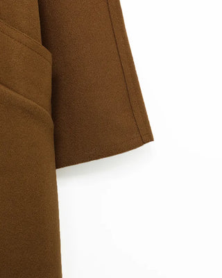 Double-breasted long coat
