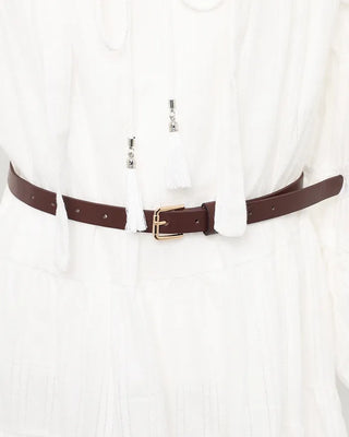 Bohemian Belt Set Flare Mini Dress