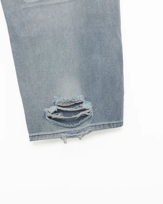 Vintage Washed Light Denim Pants