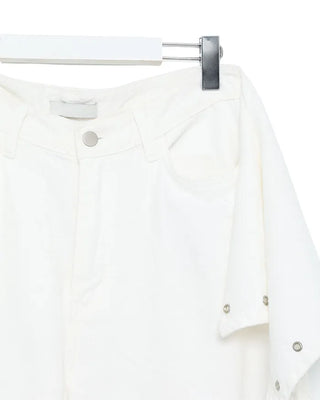Eyelet Wrap Set Cotton Pants