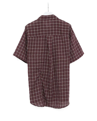 Pocket Check Half Shirt