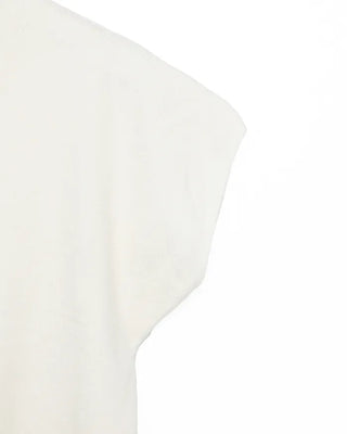 Half-neck short-sleeved knit
