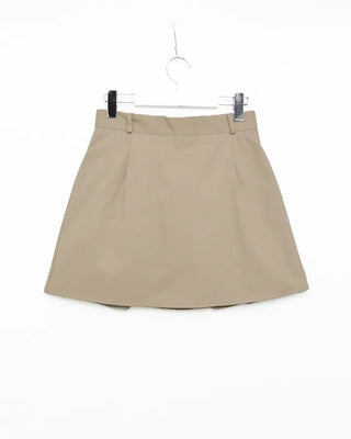 Pintuck mini skirt