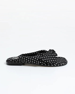 Big Ribbon Mule Sandals
