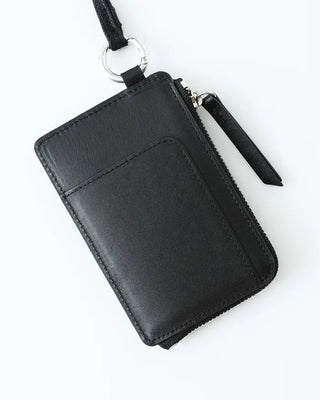 [2nd Re-release] (ORIGINAL) Strap Leather Card Wallet (black)