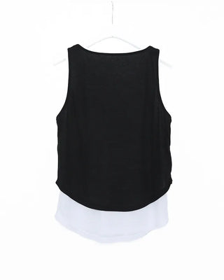 Layered Round Tank Top
