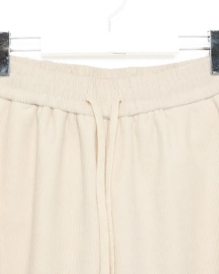 Simple elastic waist jogger pants