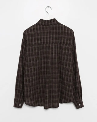 Checked oversized shirt