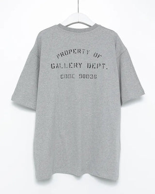 (Unisex) Backstamp Lettering Half T-Shirt