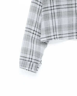 Checked cropped shirt
