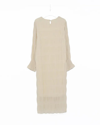Chiffon pleated long dress
