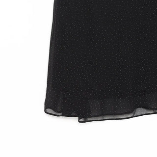 Polka dot chiffon skirt