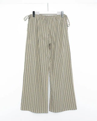 Striped cotton easy pants