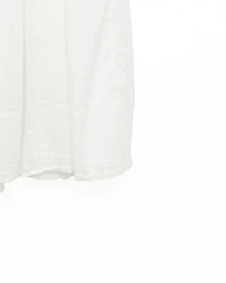 Flower punching lace hem camisole dress