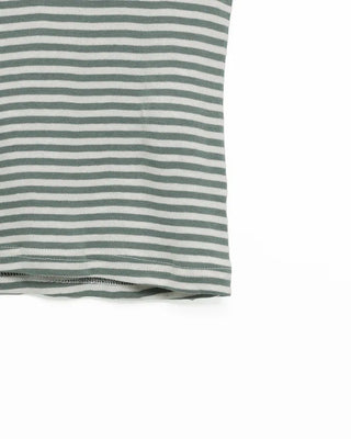 Ringer Cropped Striped Tank Top