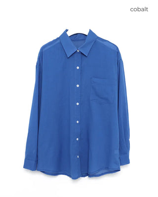 Summer Simple Sheer Shirt