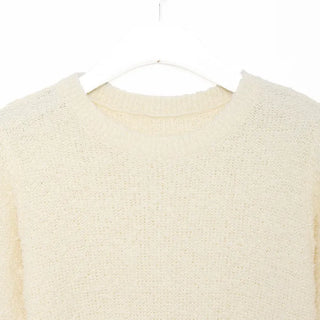Soft half-sleeve knit