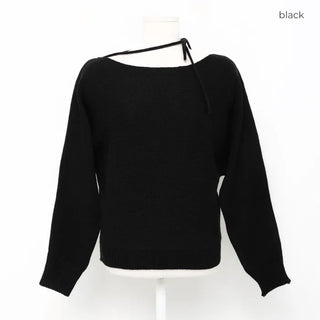 Asymmetrical Strap Knit