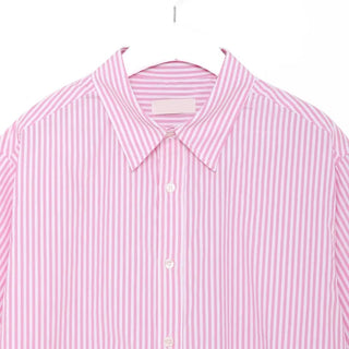 Unisex striped short-sleeved shirt