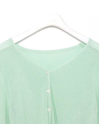 Sheer cropped cardigan