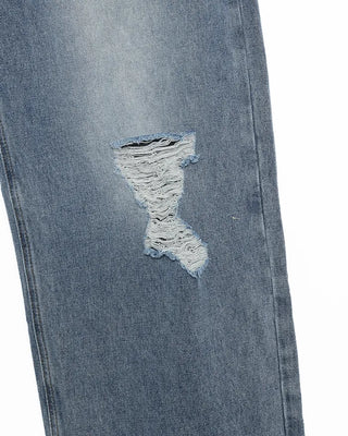 Vintage distressed denim pants