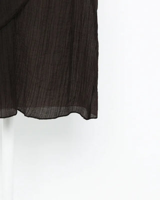 Scarf set sheer layered dress