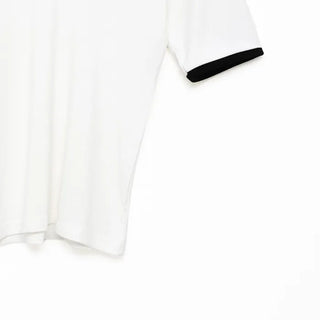 Two-tone slim short-sleeved T-shirt