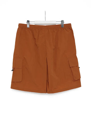 Nylon cargo Bermuda shorts