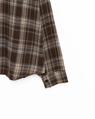 Oversized check shirt