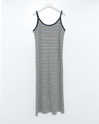 Triple Border Camisole Maxi Dress