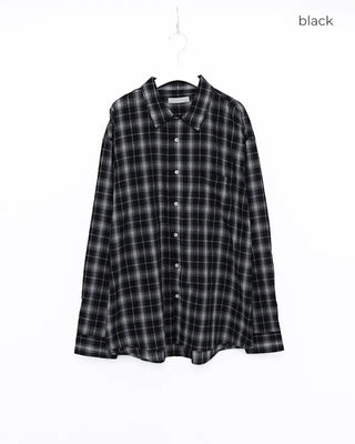 Oversized check shirt