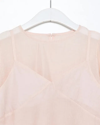 Camisole bustier and blouse set