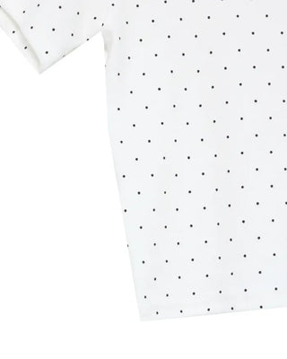 One-off shoulder two-tone half-sleeve T-shirt