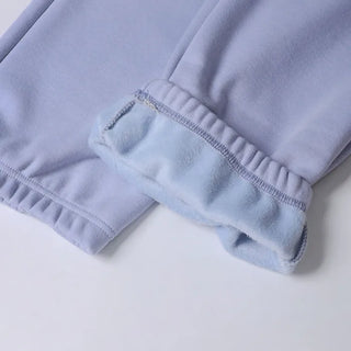 Brushed jogger pants