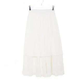 Lace tiered skirt