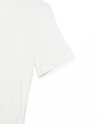 Round-cut cropped T-shirt