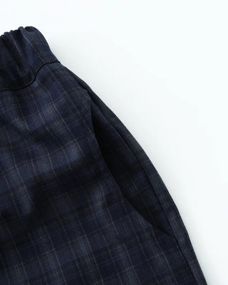 (ORIGINAL) Tartan Check Half Wide Easy Pants