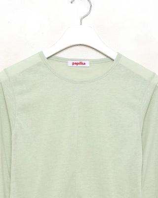 Color-block detail layered T-shirt
