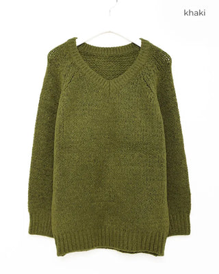 (Unisex) Basic V-Neck Knit