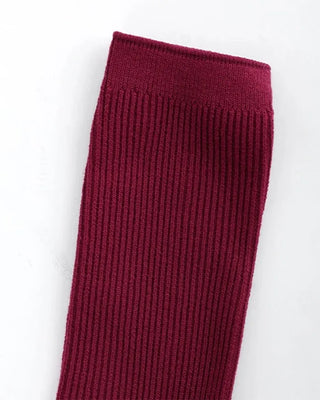 Ribbed socks