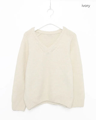 Soft V-neck sweater
