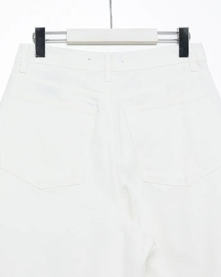 (Unisex) One-tuck cotton Bermuda shorts
