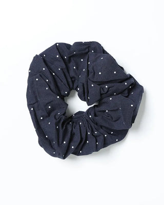 Dot smoke short-sleeved blouse