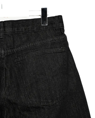 Non-faded denim pants