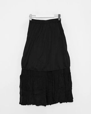 Can-can frill long skirt