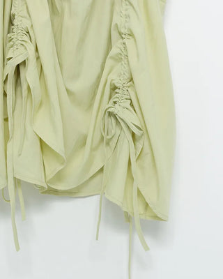 Drawstring Sleeveless Long Dress
