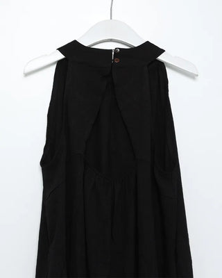 Backless halter neck long dress