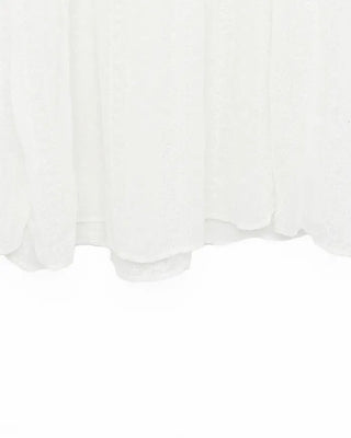 Button lace long dress