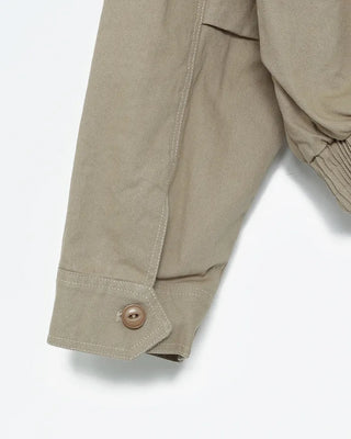 Stand-neck flap double-zip blouson